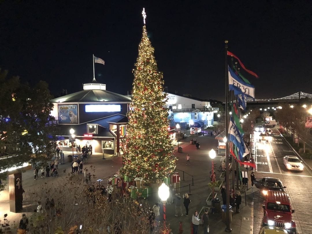 The Holiday festivities have begun at the Wharf! Rain or shine, feel the excitement tonight and throughout the holiday season at @pier39 located across the hotel. #happyholidays #hotelzephyrsf #visitsf #visitfishermanswharf #happythanksgiving