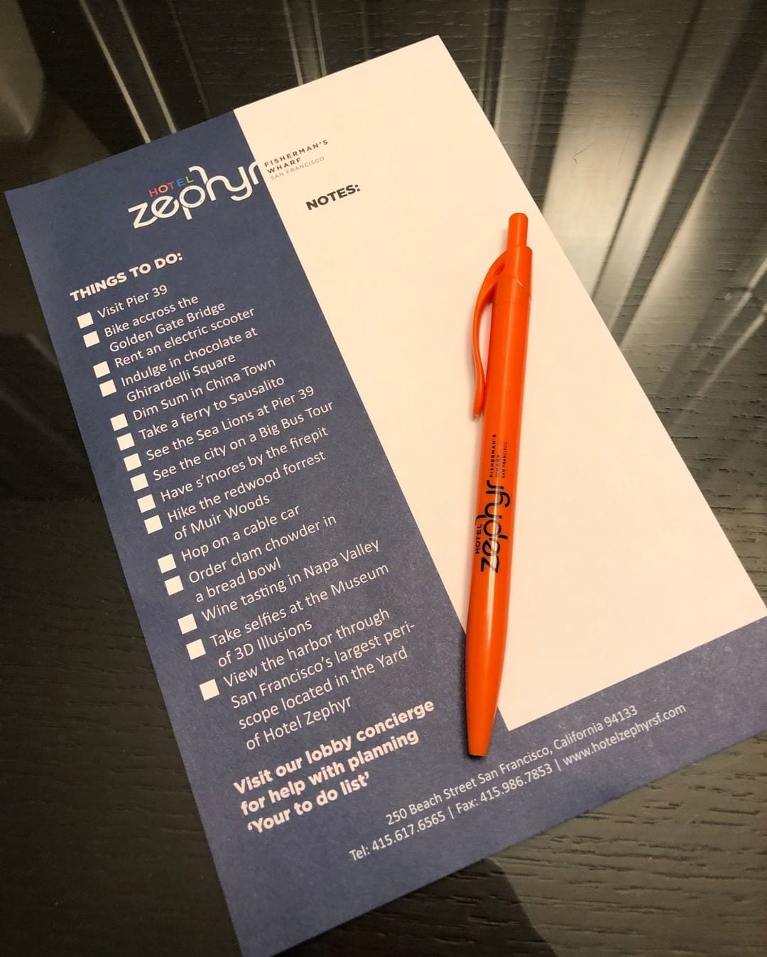 There’s no reason to stay in this weekend. #hotelzephyrsf #weekendideas #visitfishermanswharf #sanfrancisco #checklist #thingstodo #exploresf